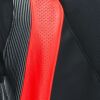 Dainese AUDAX D-ZIP 1PC PERF závodní kombinéza černá/fluo-červená vel.54